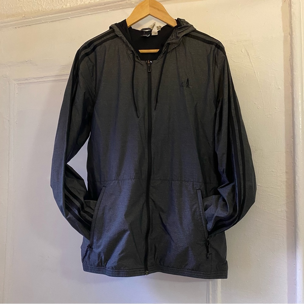 Adidas Grey Light Jacket Large